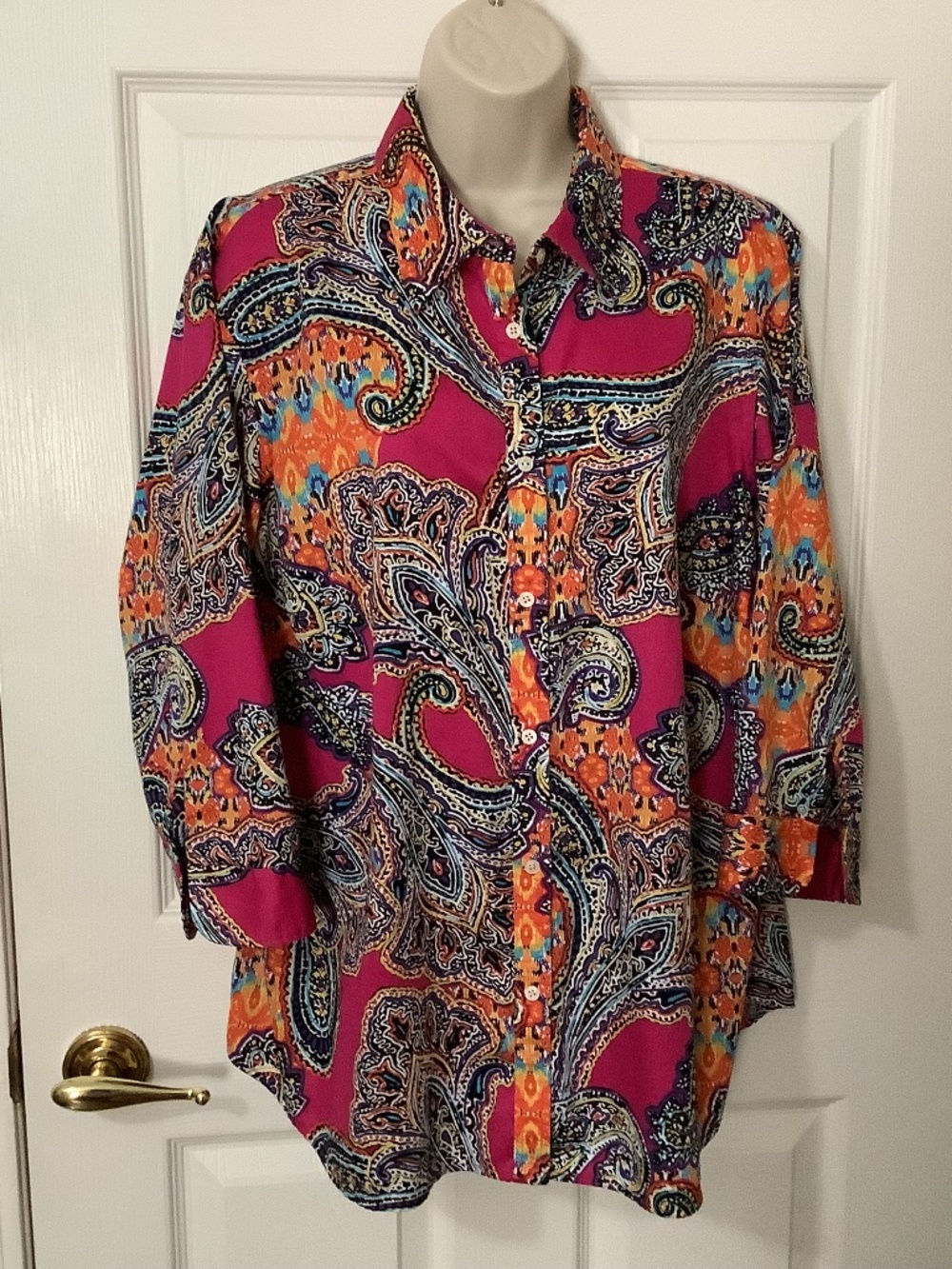 Lauren Ralph Lauren 2X Button Down Shirt